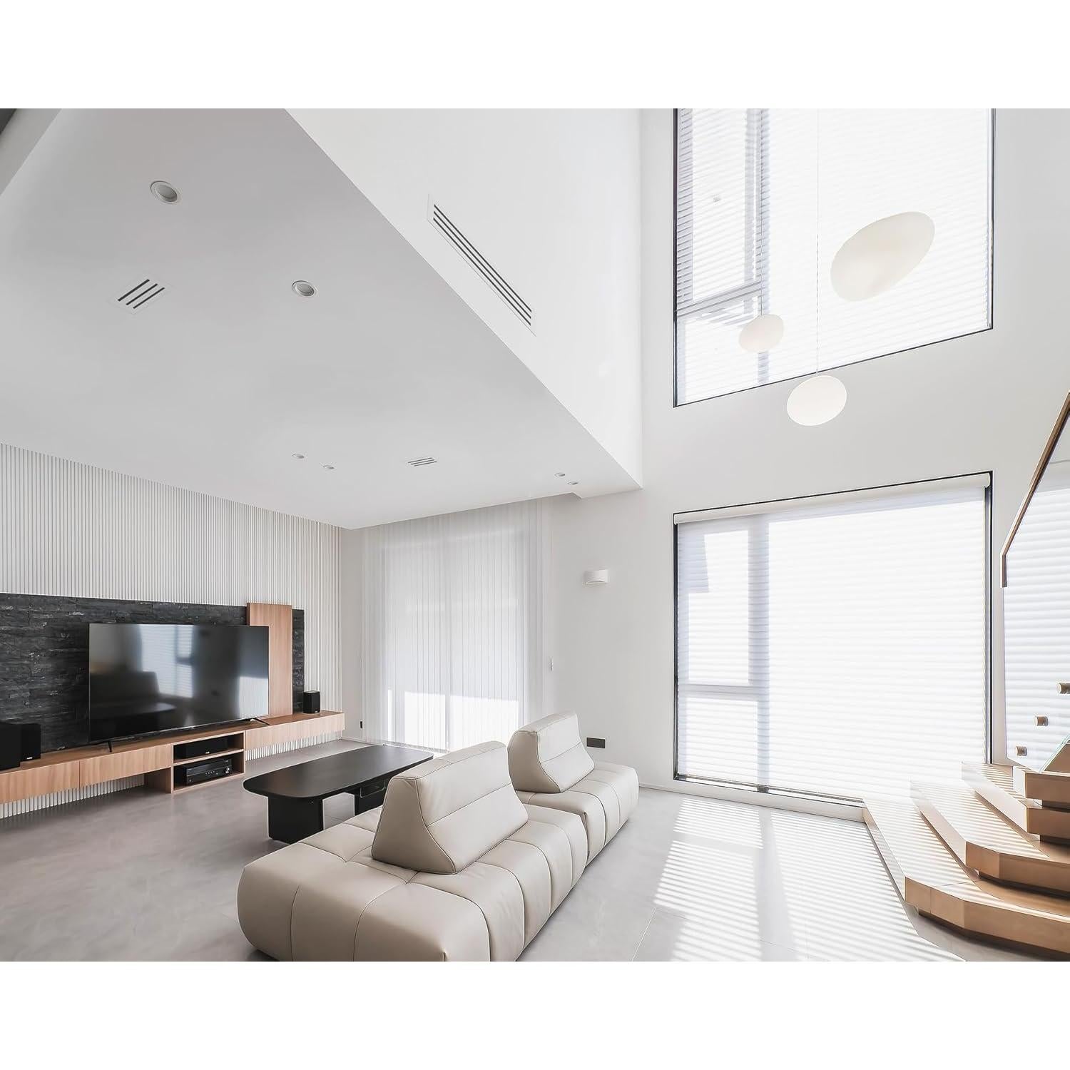 Cubierta de Ventilación Moderna FA-STAR 10x6 Aluminio Blanco