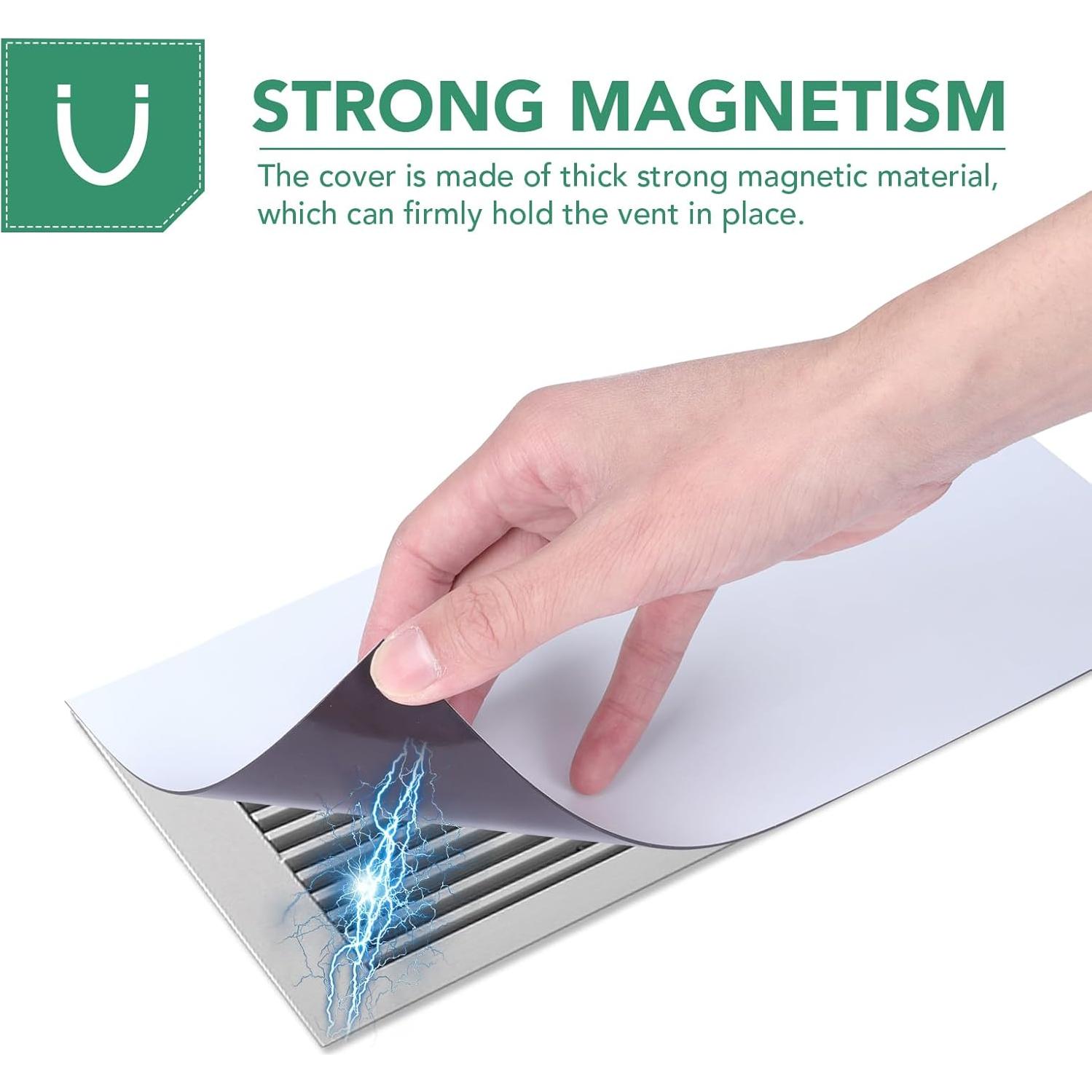 Cubiertas de Ventilación de Piso TRYMAG 20.32x38.1cm - 4 Pcs