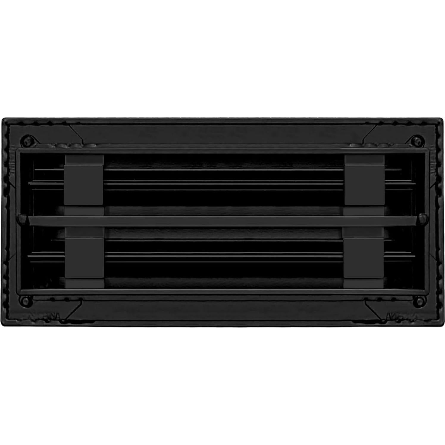 Cubierta de Ventilación de Aire 10x4 Aluminio Negro Texas Buildmart