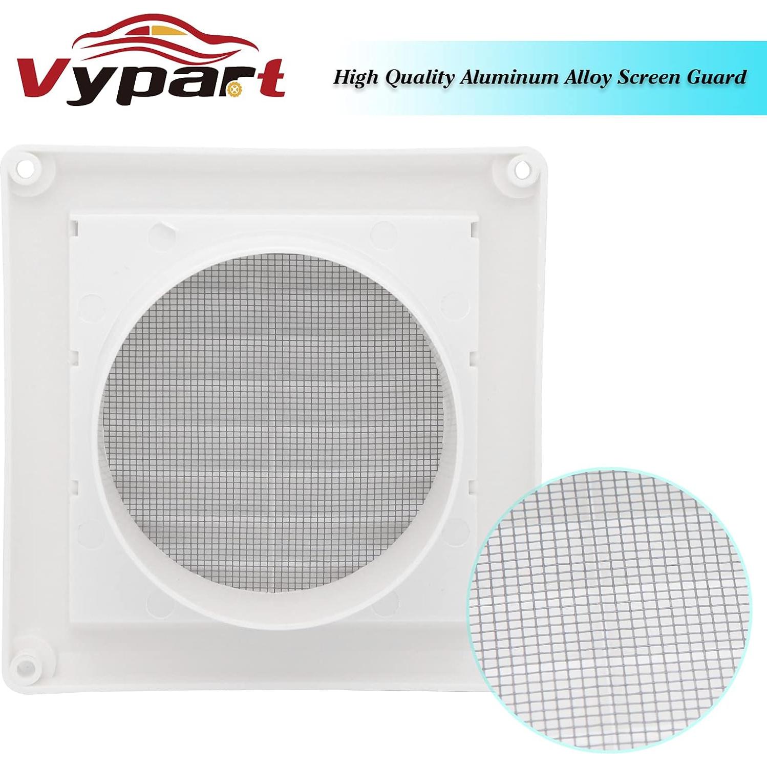 Cubierta de Ventilación Vypart 10 cm con Persiana y Filtro