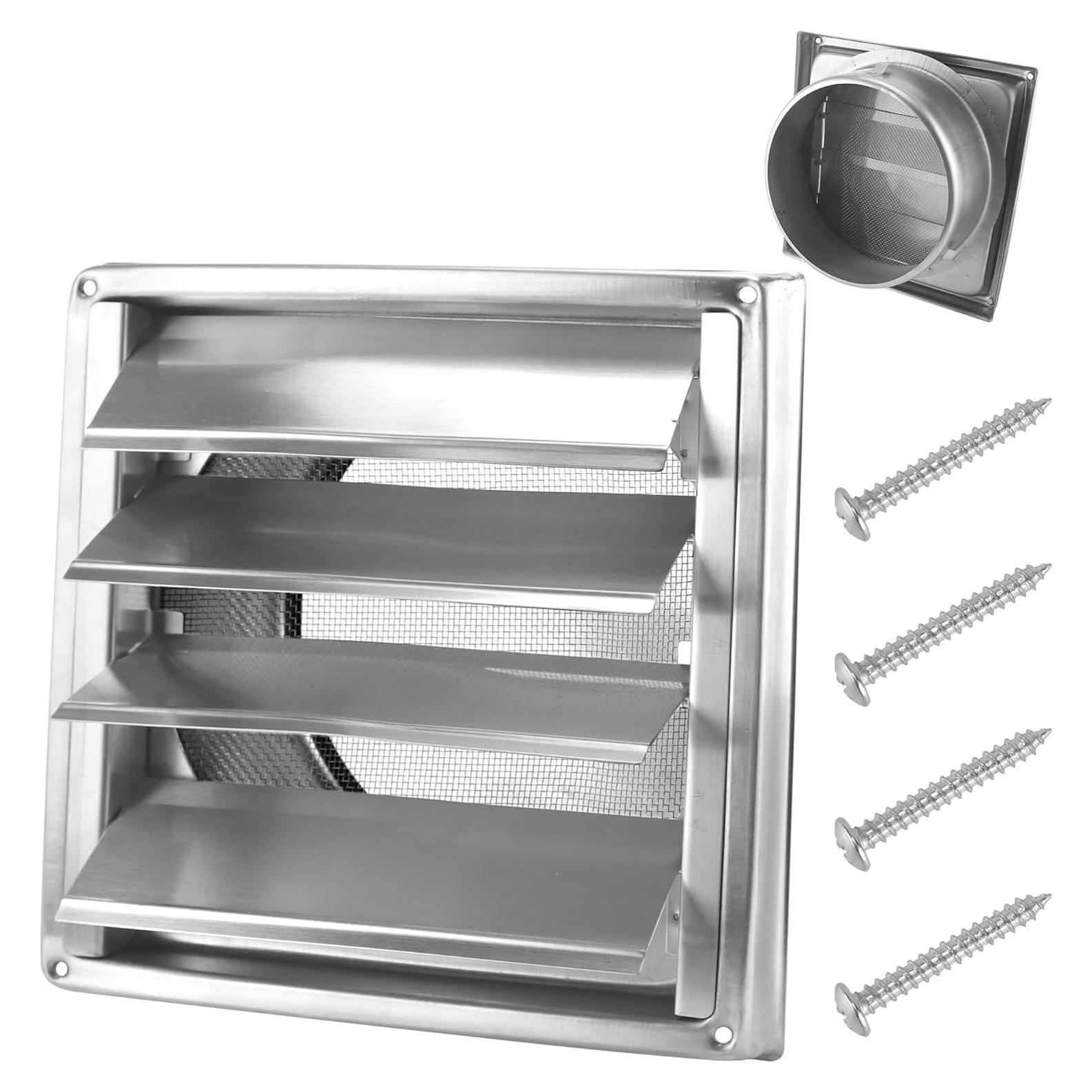 Tapa de Ventilación Exterior AMI PARTS 6" Acero Inoxidable