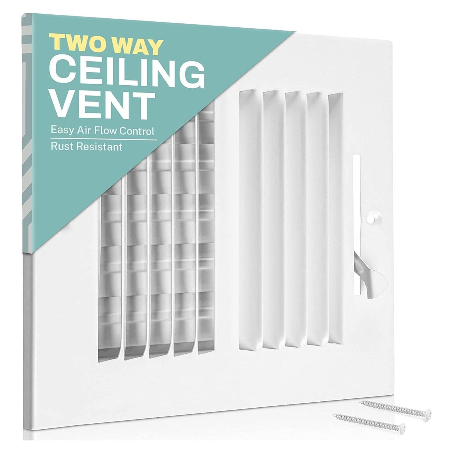 Cubierta de Ventilación de Techo Home Intuition 12x8 cm