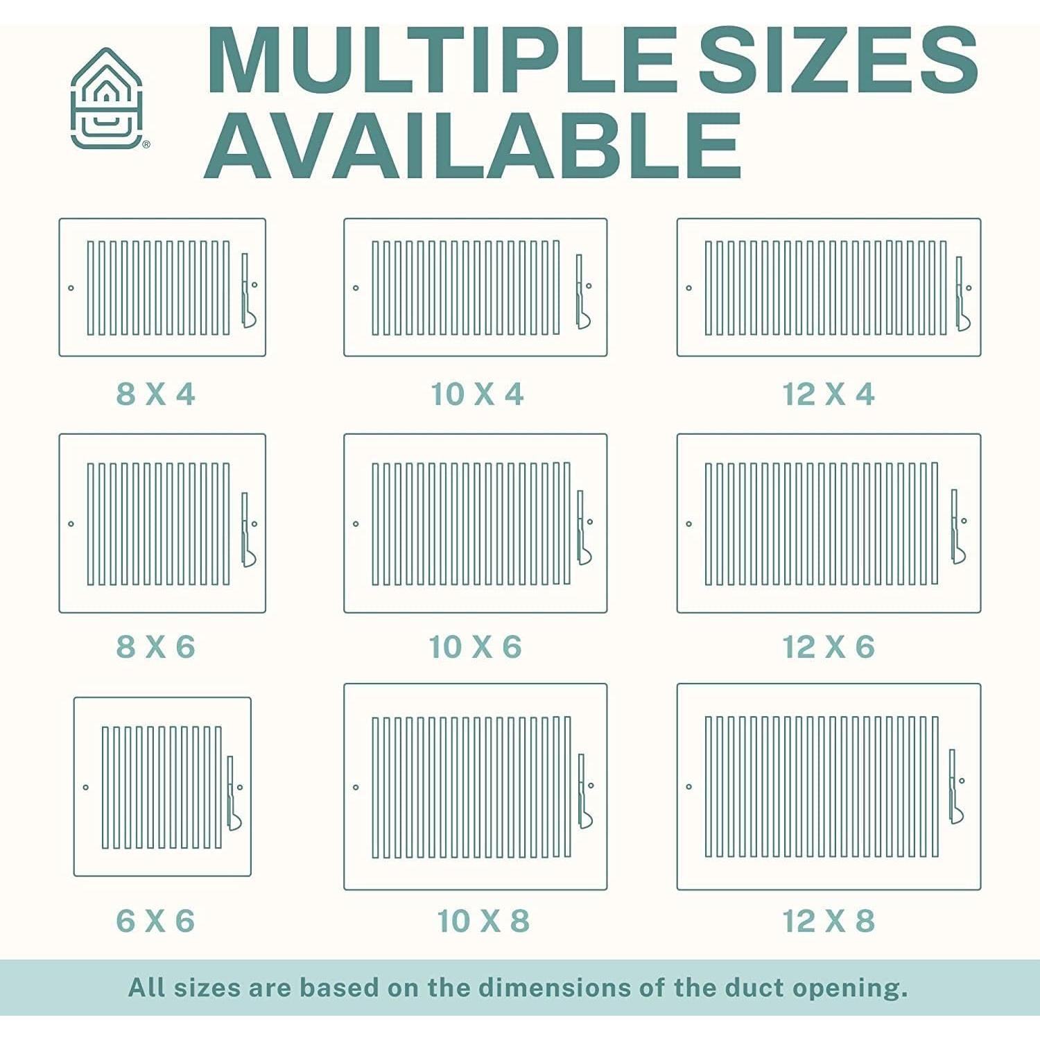 Cubierta de Ventilación de Techo Home Intuition 12x8 cm