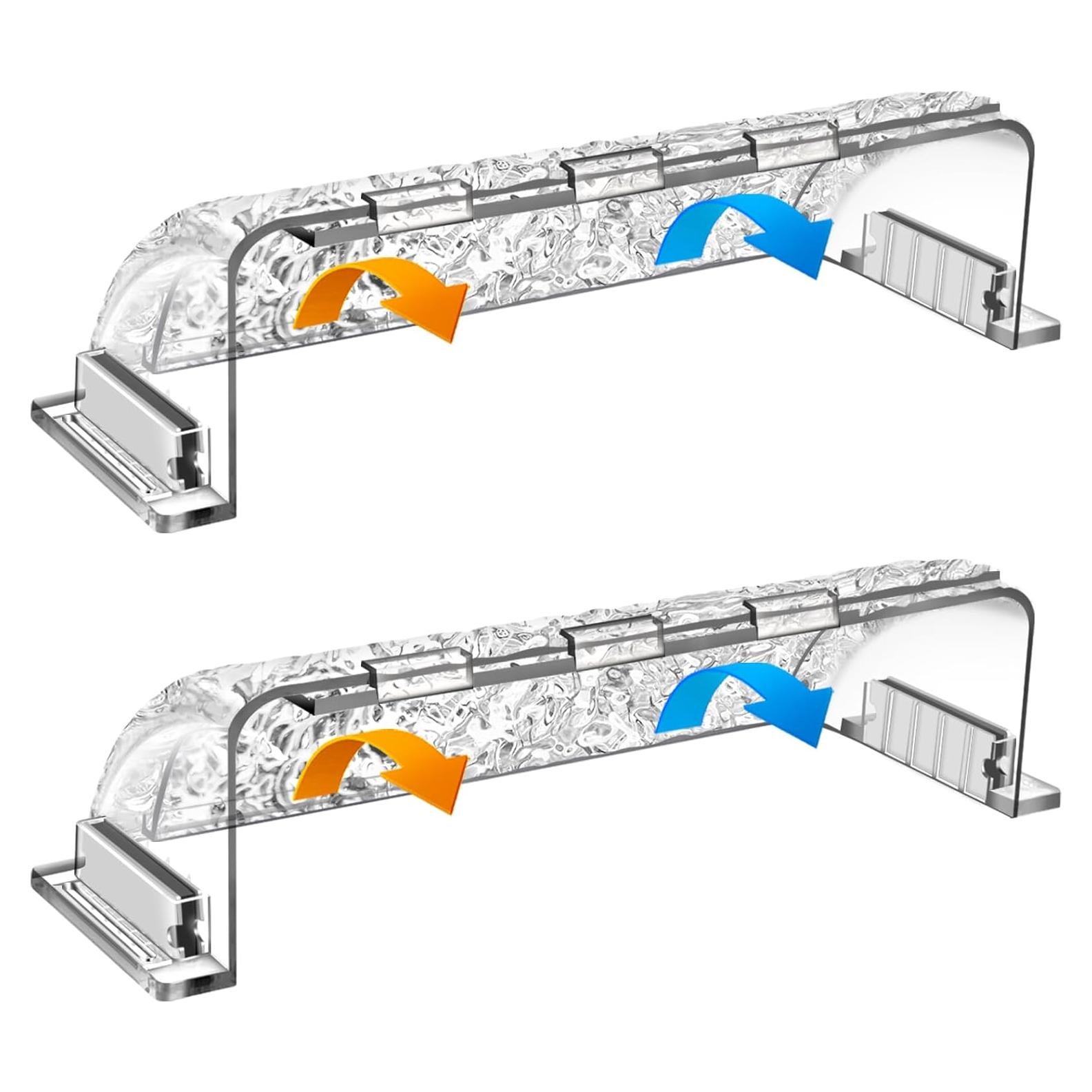 Deflectores de Aire Magnéticos HOPYANE Ajustables 22.86-39.37cm