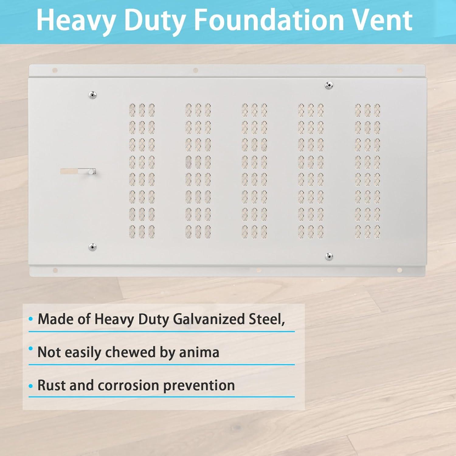 Cubierta de Ventilación de Fundación JIANBENKJ 16x20 cm 6PK