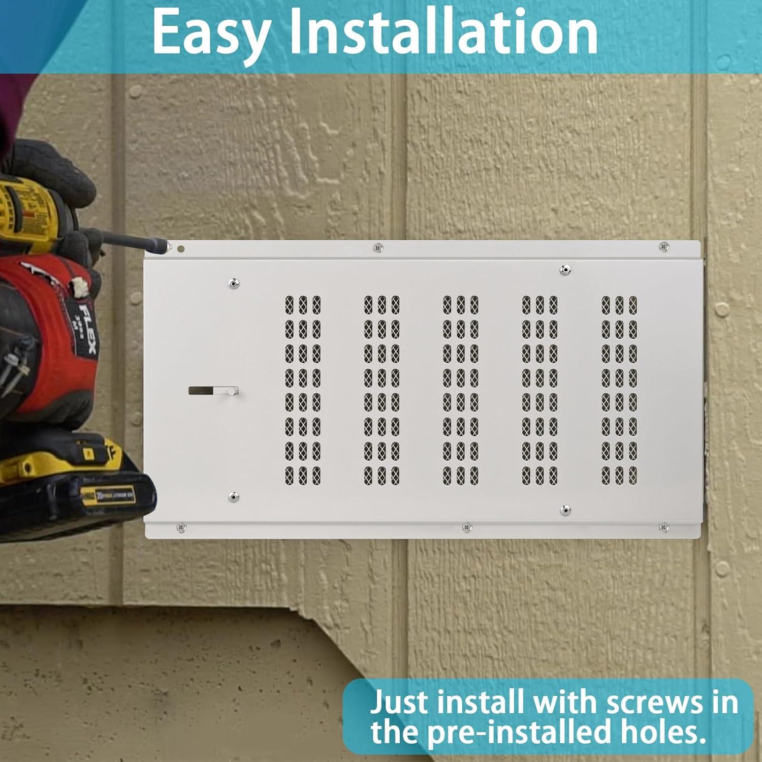 Cubierta de Ventilación de Fundación JIANBENKJ 16x20 cm 6PK