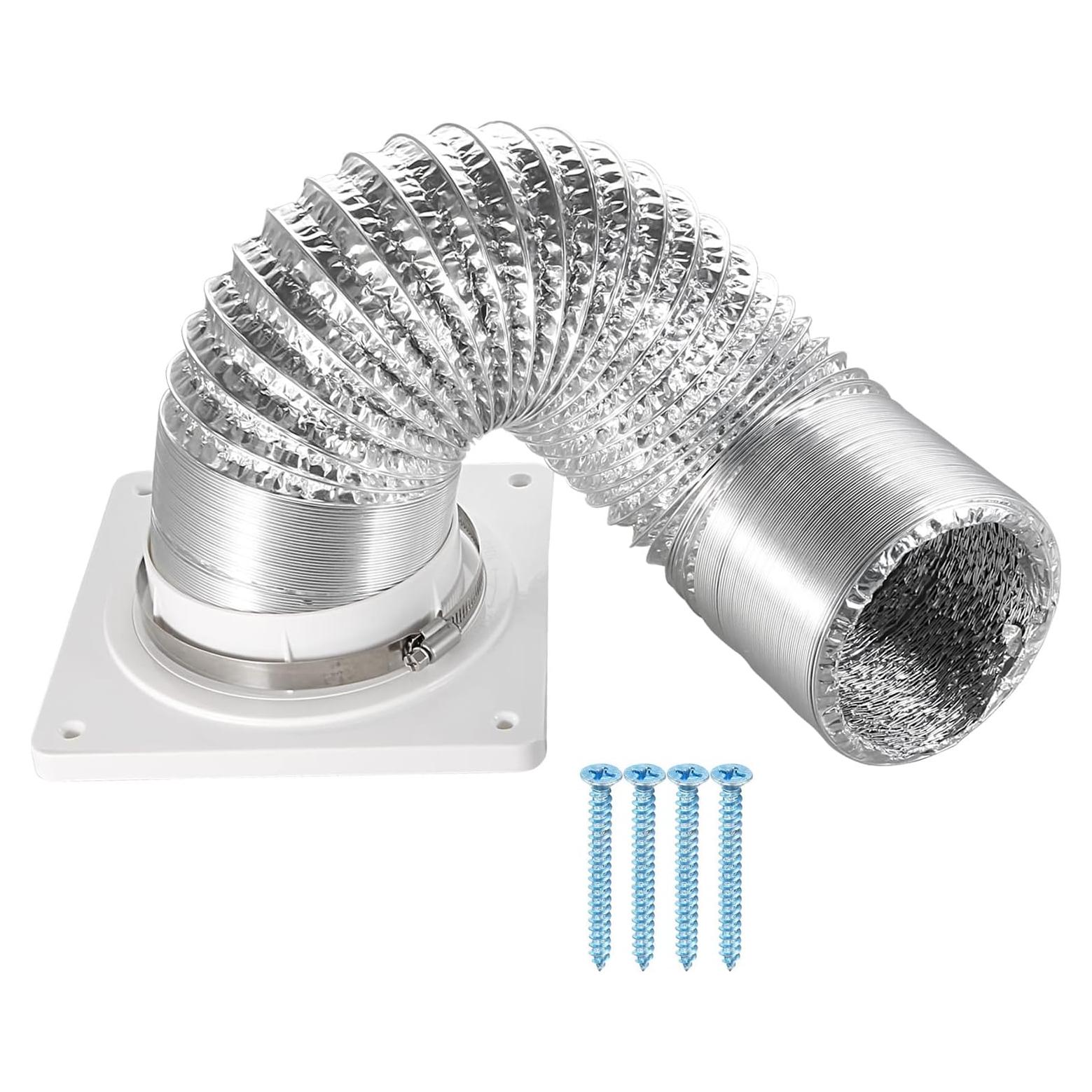 Kit de Manguera de Ventilación para Secadora PATIKIL 4" Blanco