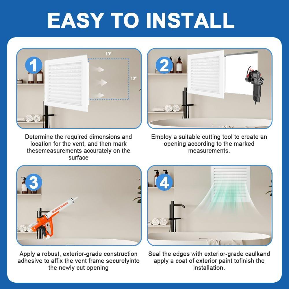 Panel de Acceso para Yeso Crezone 29.6x29.6cm Blanco