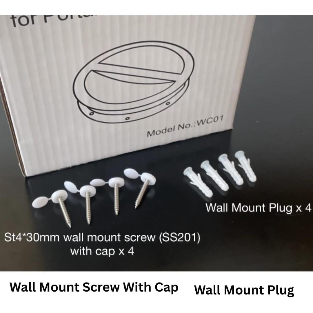 Conector de Montaje en Pared Mobile AC+ para Manguera 15.24-16.51 cm
