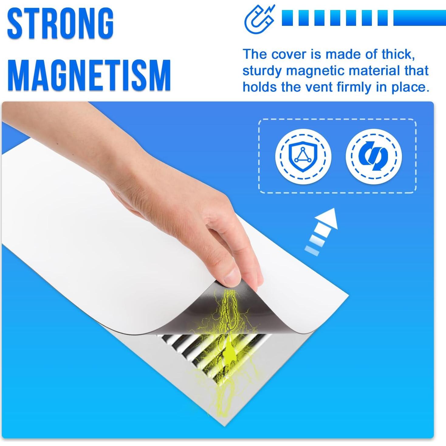 Cubiertas Magnéticas para Ventilación E BAVITE 3 Piezas 20.32x39.37 cm