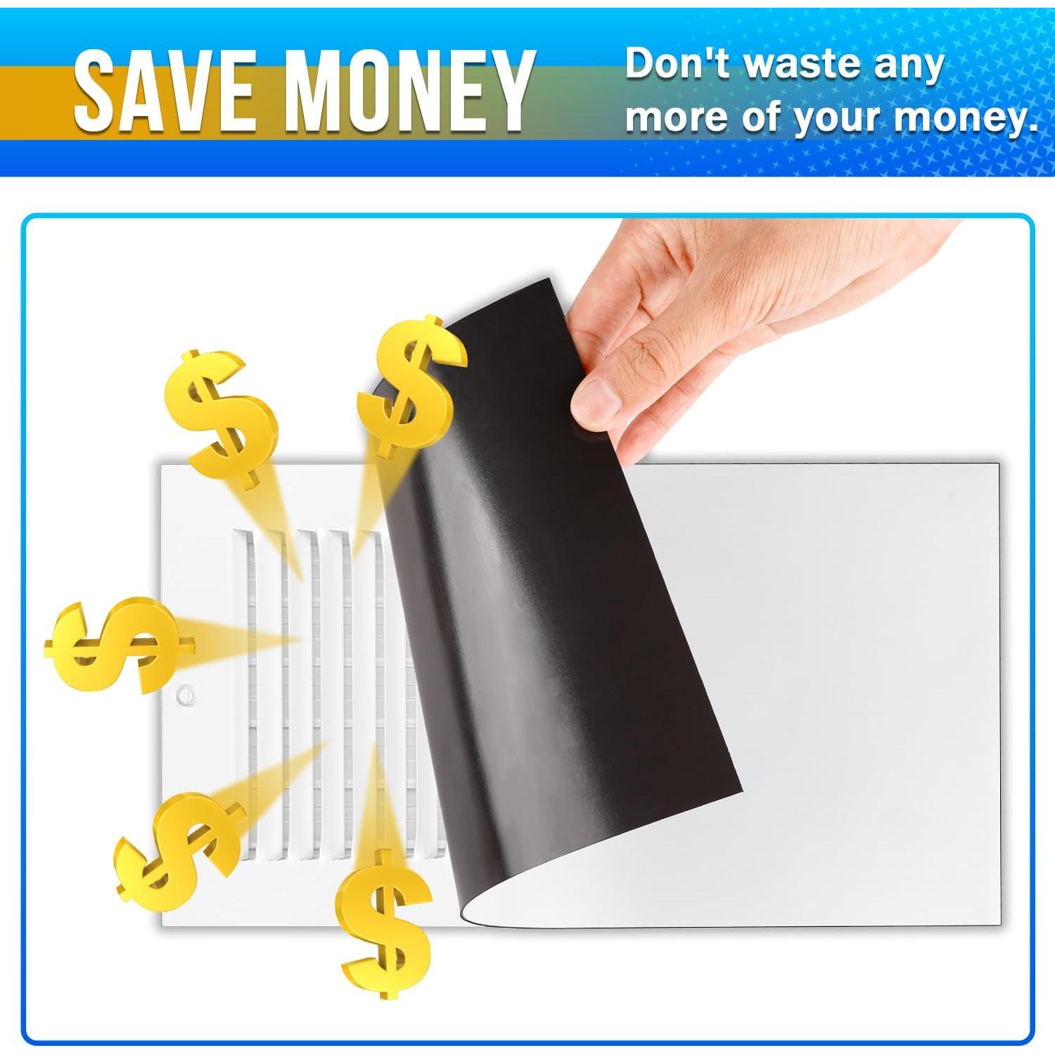 Cubiertas Magnéticas para Ventilación E BAVITE 3 Piezas 20.32x39.37 cm