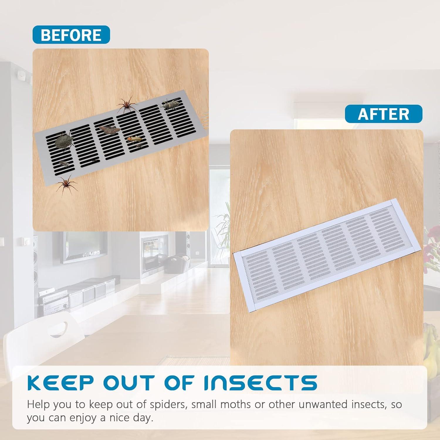 Cubierta de Ventilación Magnética Shappy 10.16x35.56cm Blanca