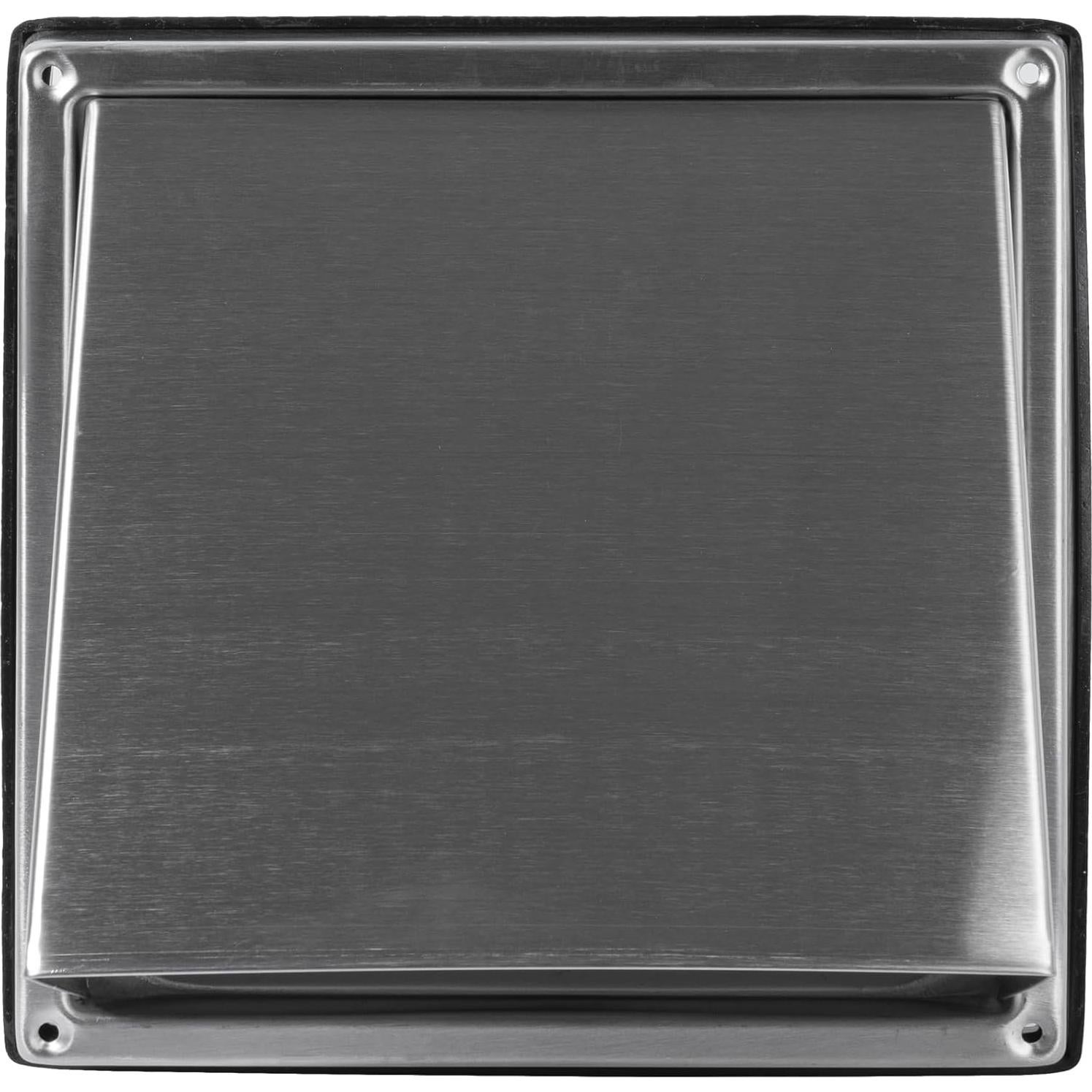 Repa Market 6" Inch Range Hood Vent Cover - Stainless Steel Dryer Vent - Indoor/Outdoor, Kitchen, Garage Louvered Duct Guard - Exterior Wall Vent Non-Return Valve for Exhaust, Intake HVAC System