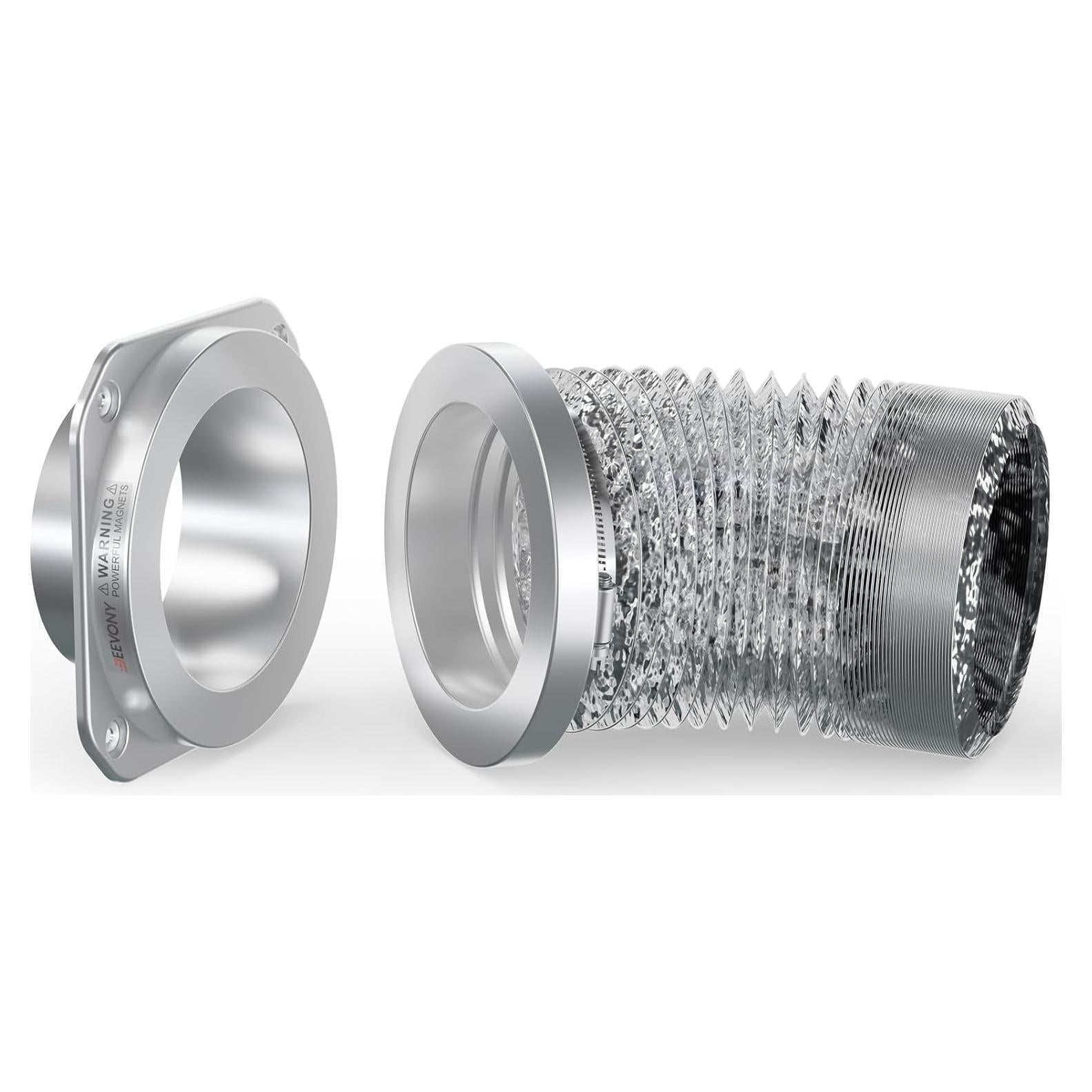 Conector de Ventilación de Secadora Magnético Jeevony DV180 0.8m