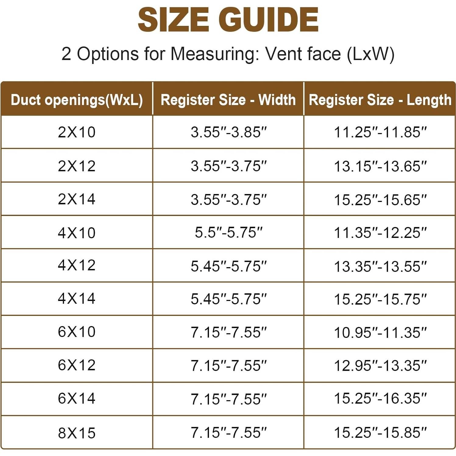 Cubiertas Magnéticas para Ventilación HQZHQZ 3 Paquete 19x30 cm