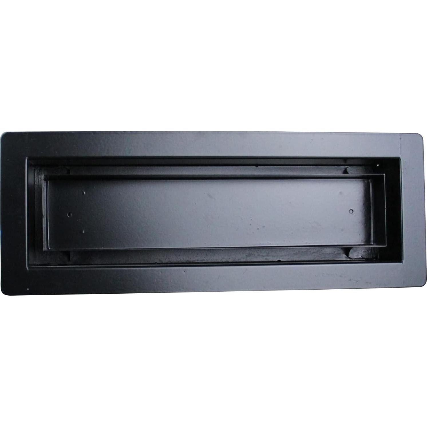 Registro de Piso Ventilación Moderna Zion 25.4x7.6cm Negro