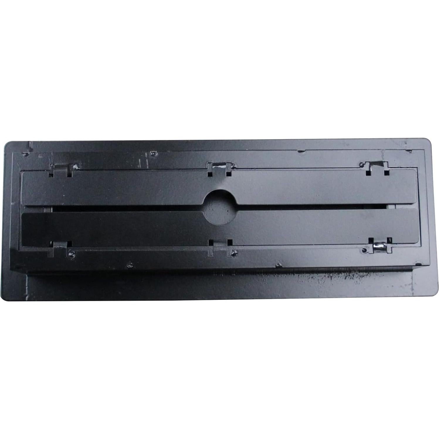 Registro de Piso Ventilación Moderna Zion 25.4x7.6cm Negro