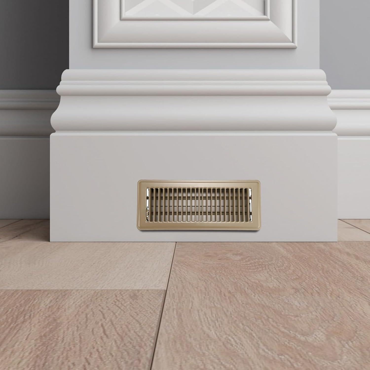 Cubiertas de Ventilación de Piso Sumnacon Metal 4x30 cm 3 Pzas