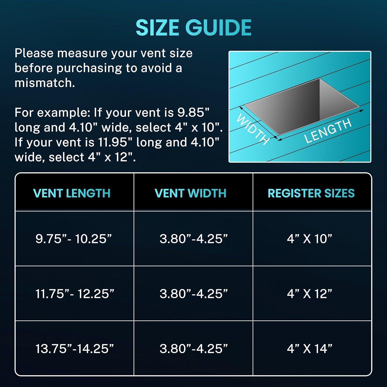 Registro de Piso 10 x 25 cm HG Power Metal Antióxido
