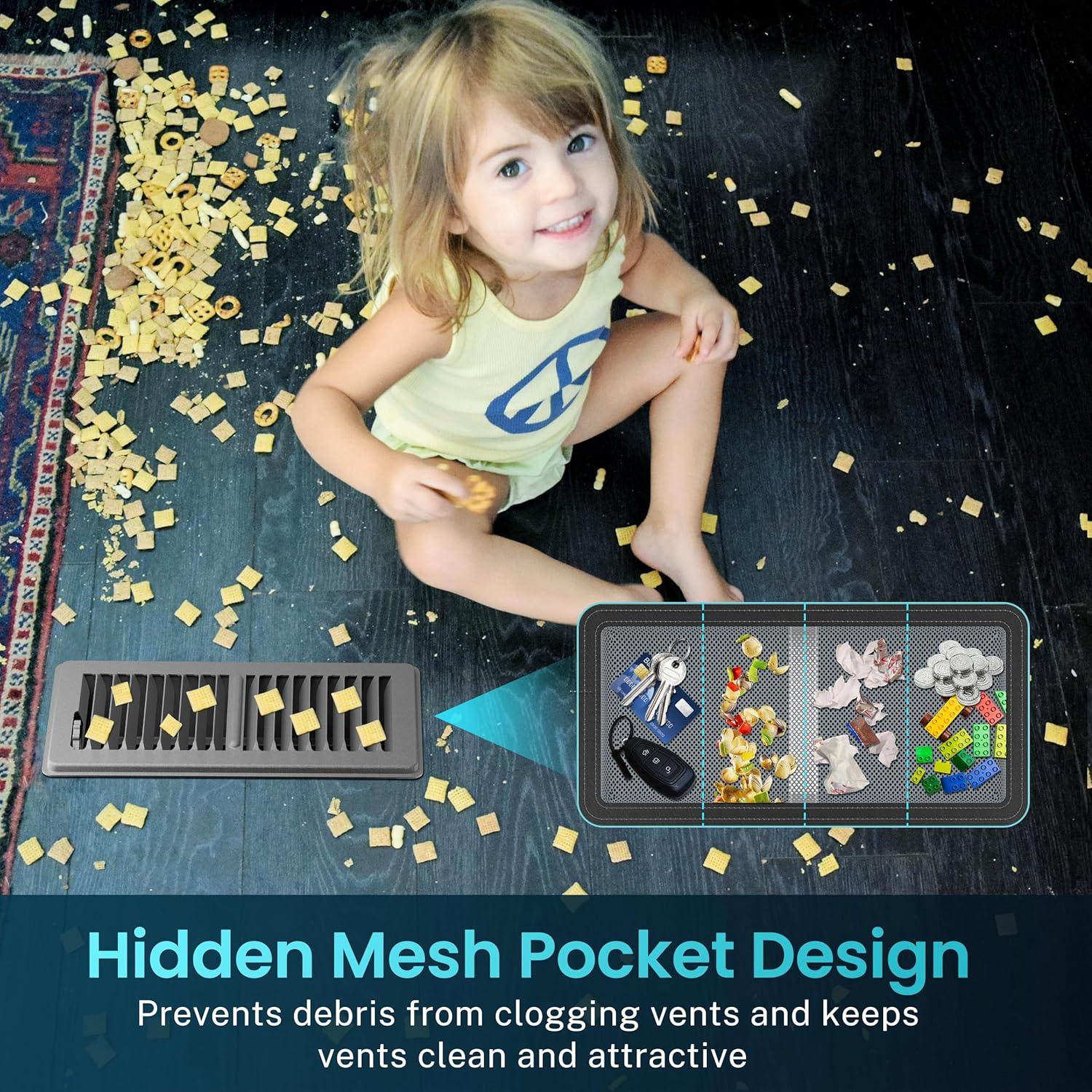 Registro de Piso 10 x 25 cm HG Power Metal Antióxido