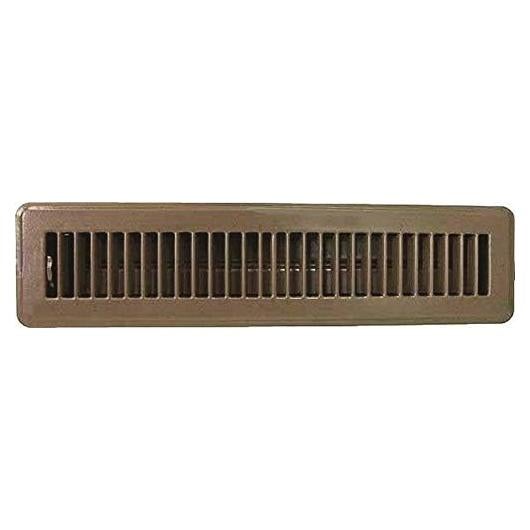 Registro de Ventilación Hartford 2" x 14" Acero Marrón