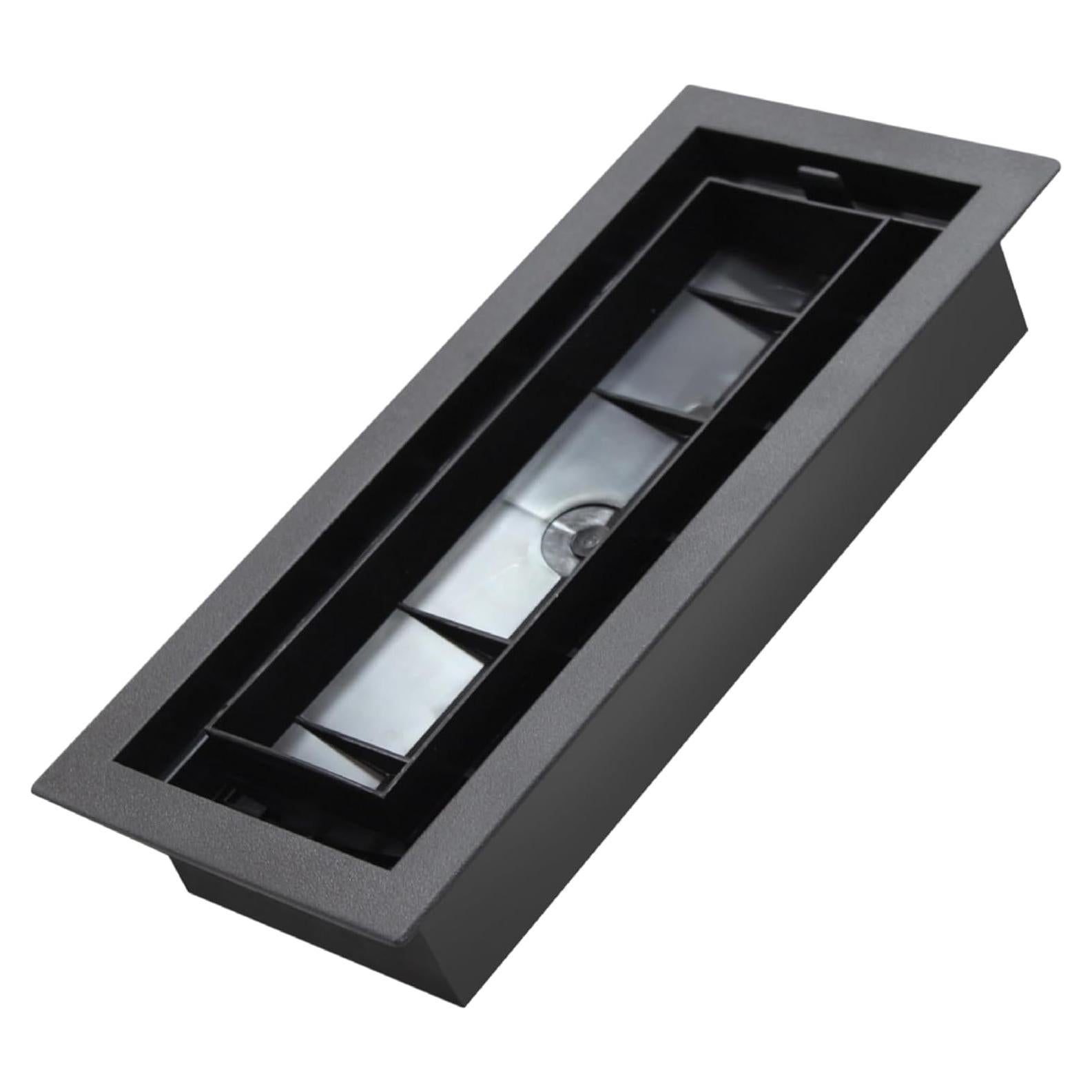 Rejilla de Piso de Plástico Inte-Grates 4x10 cm Negra