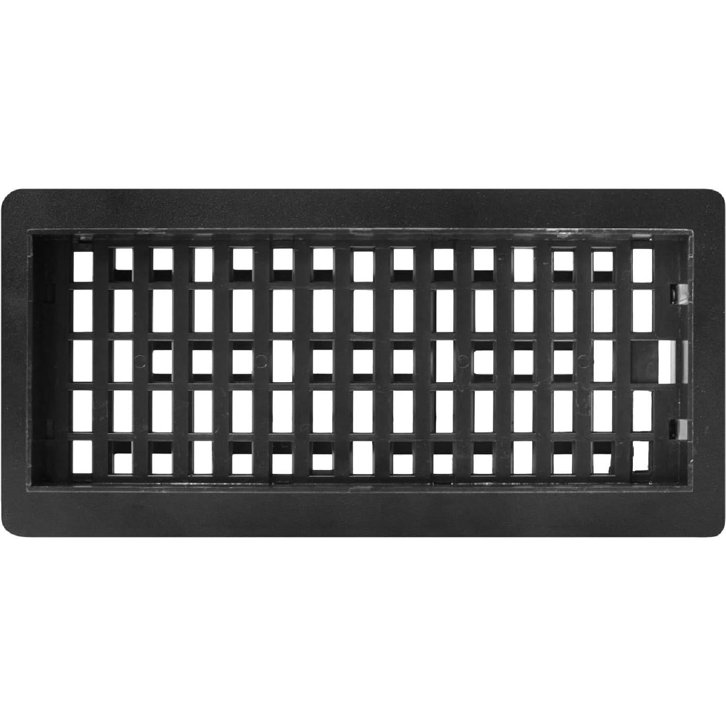 Rejilla de Bajo Perfil Decor Grates LAJH410-BLK 10x25 cm Negro