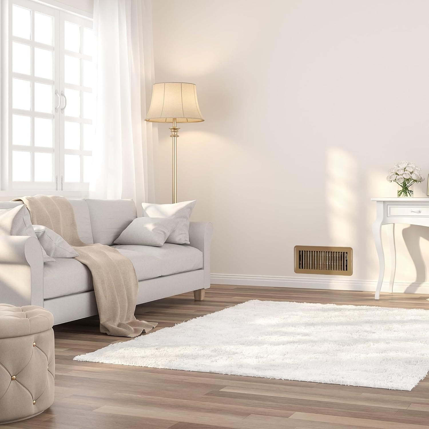 Registro de Ventilación de Piso 6x10 cm VE NI SCC - 2 Paquete