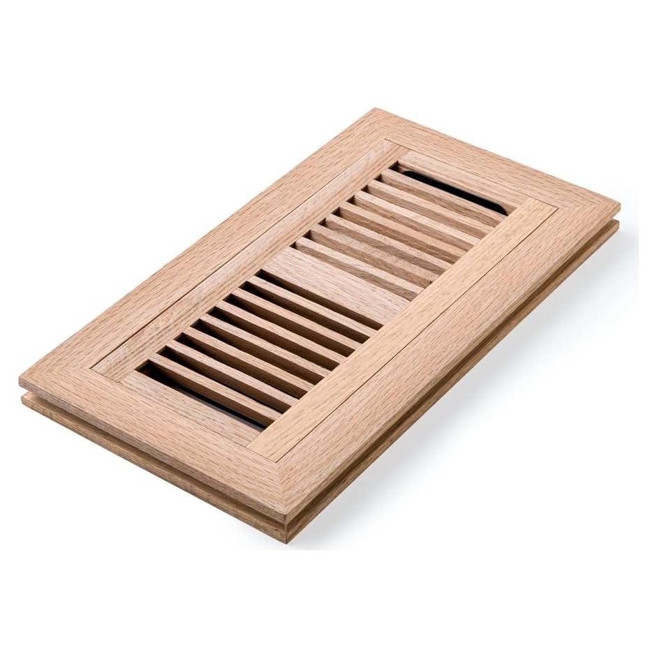 Registro de Piso de Madera de Roble Rojo Qirui 10x25 cm