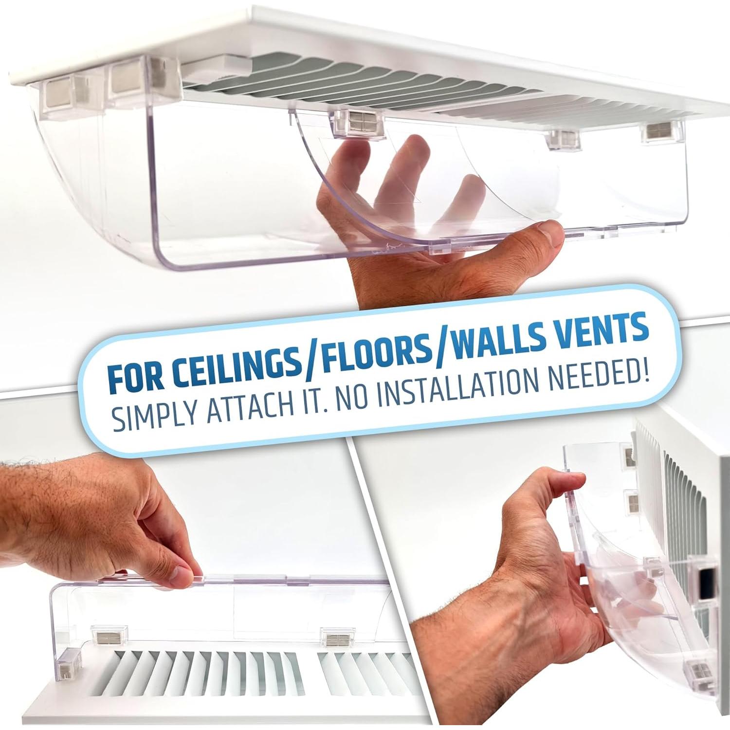 Deflector Magnético de Aire HMmagnets - Ajustable 23.4 a 40.6 cm