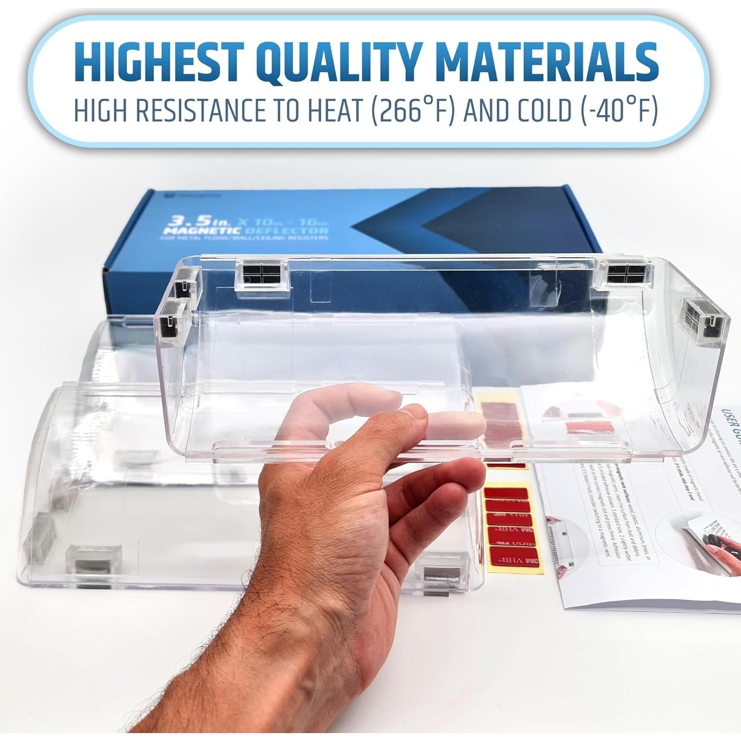 Deflector Magnético de Aire HMmagnets - Ajustable 23.4 a 40.6 cm