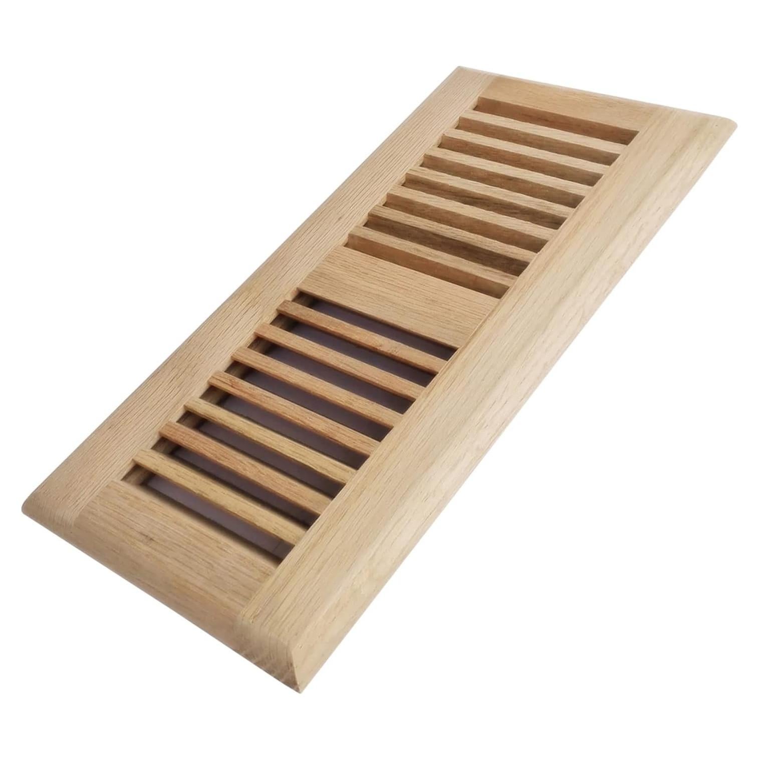 Registro de Piso de Madera Homewell 4x10 cm Roble Blanco