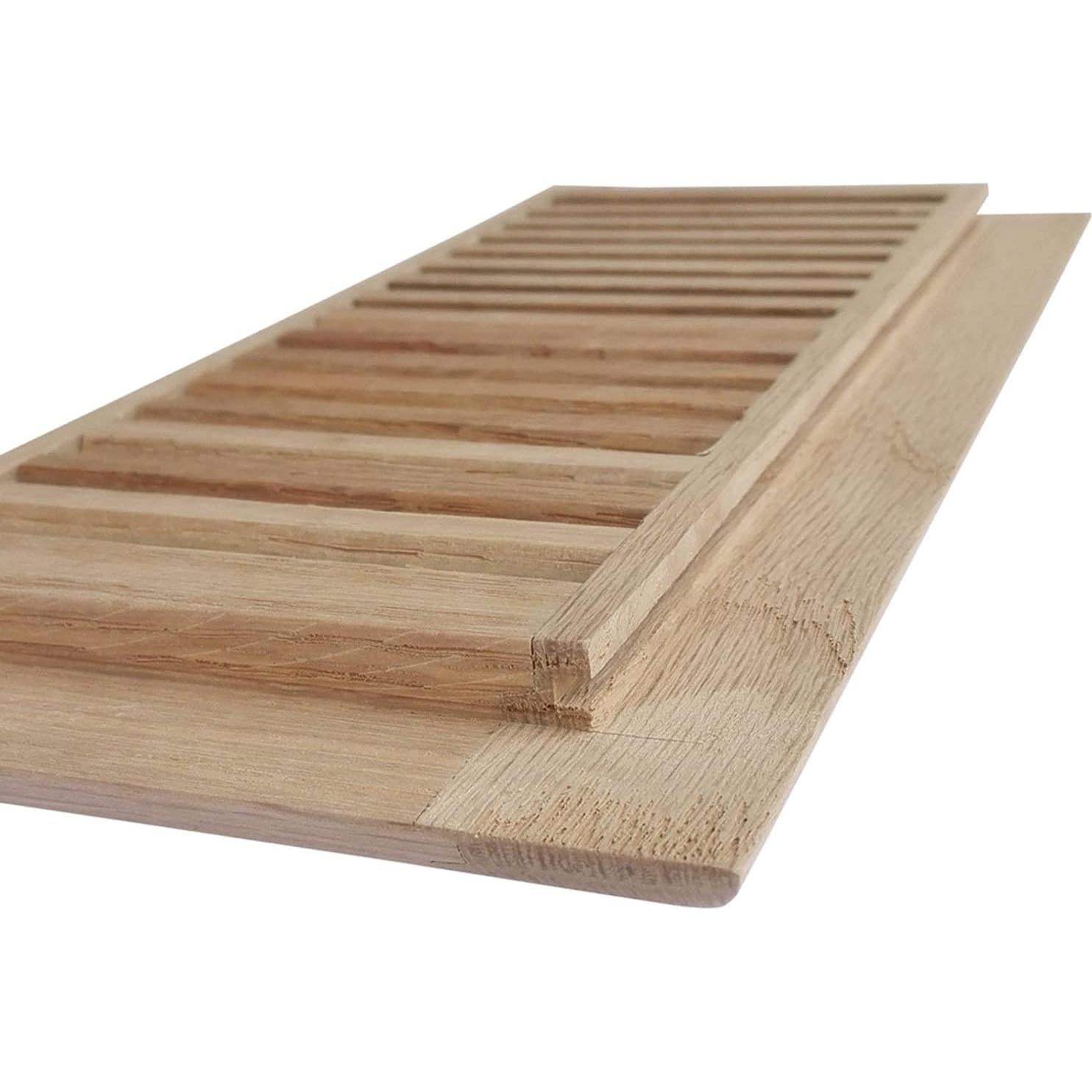 Registro de Piso de Madera Homewell 4x10 cm Roble Blanco