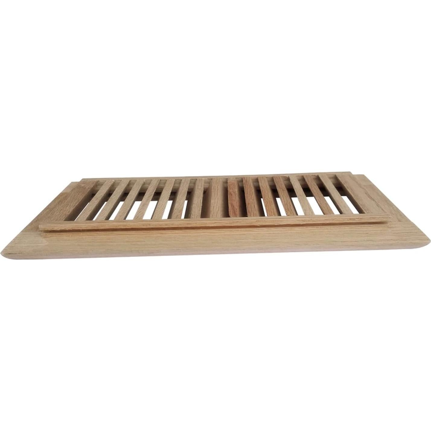 Registro de Piso de Madera Homewell 4x10 cm Roble Blanco