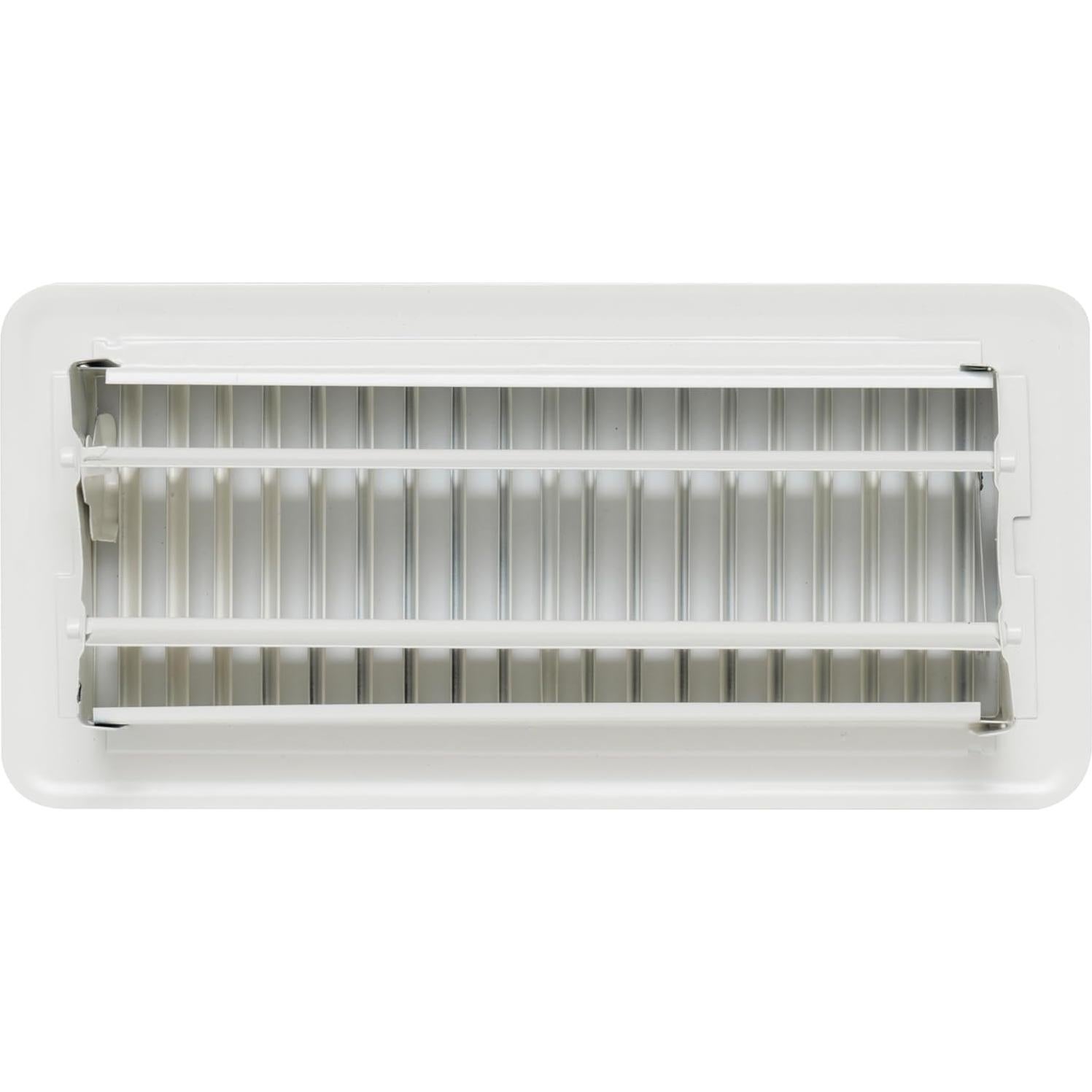 Registro de Piso Handua 4x10 Louvered Acero Blanco Roto