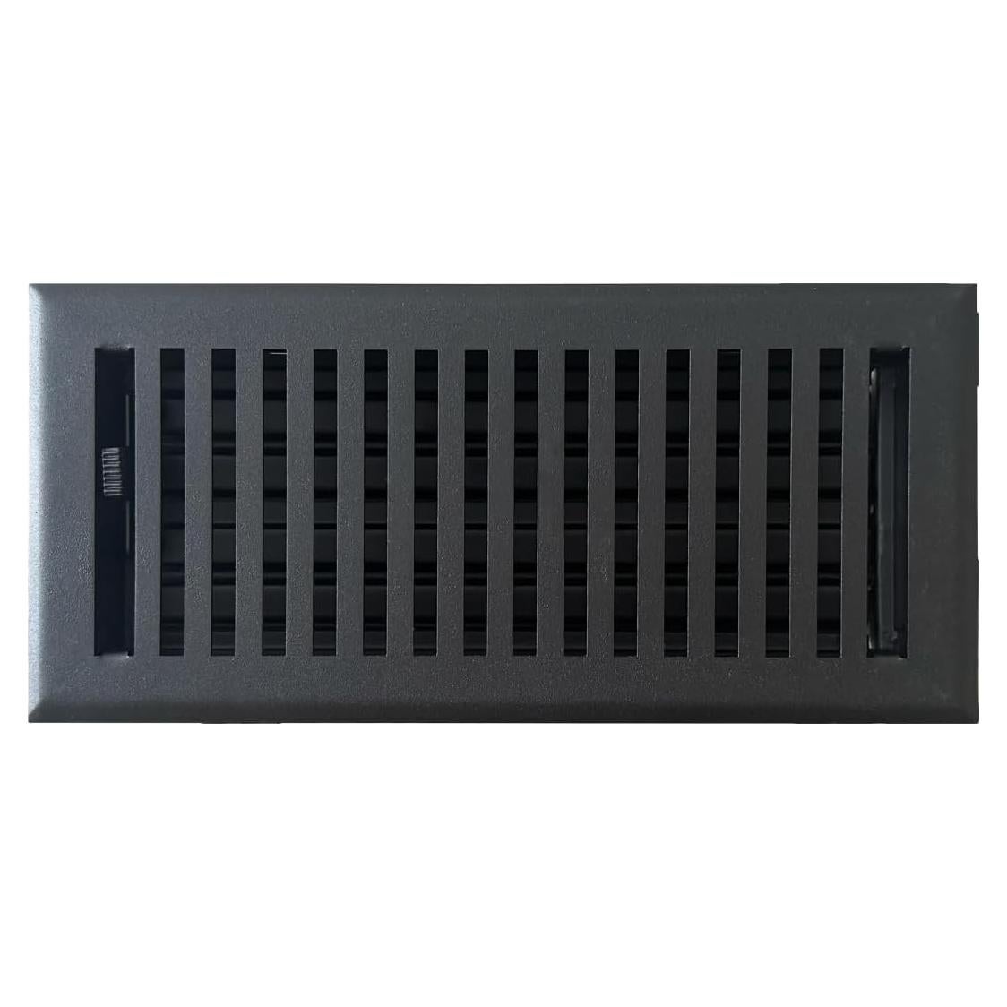 Cubierta de Ventilación Empire Register Co. 10x25.4cm Acero Negro