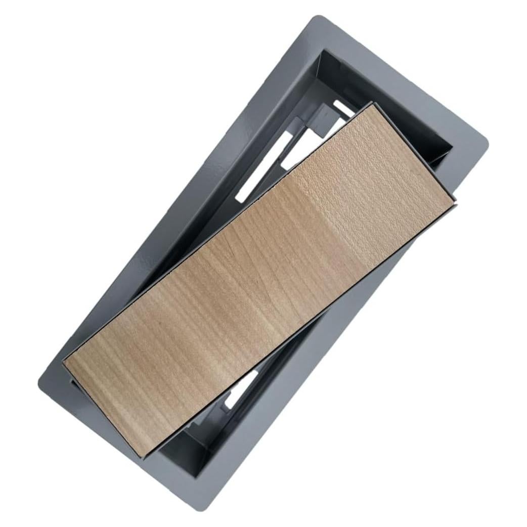 Cubierta de Ventilación de Piso MAZENHARD Gris 25.4x10.2cm