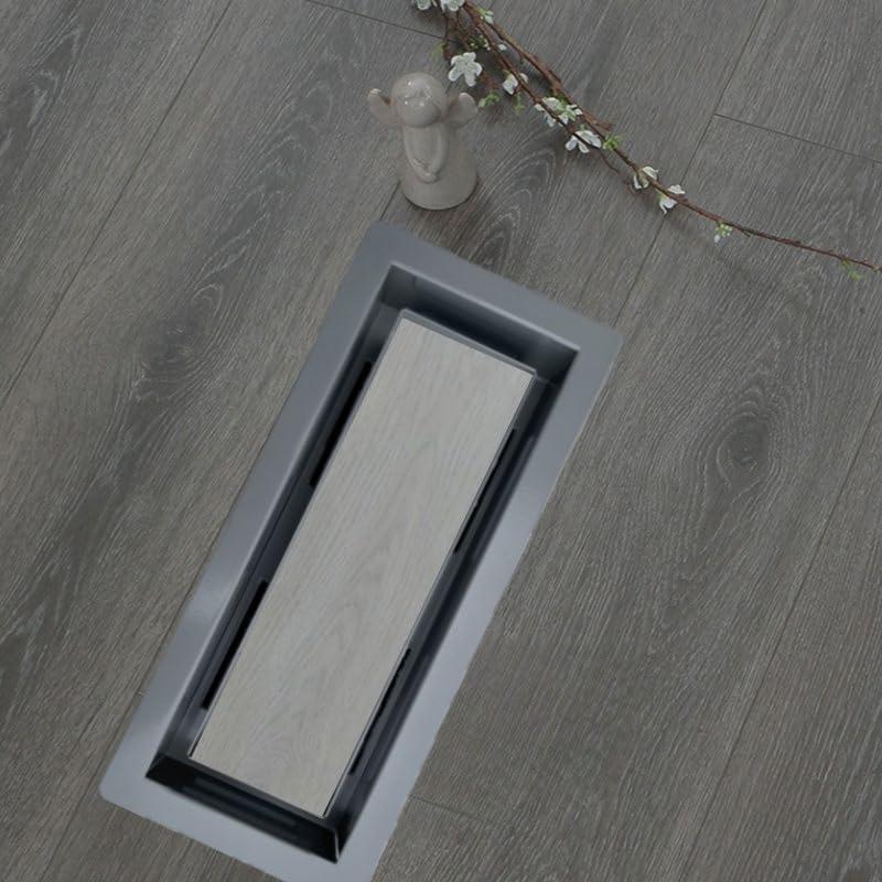 Cubierta de Ventilación de Piso MAZENHARD Gris 25.4x10.2cm