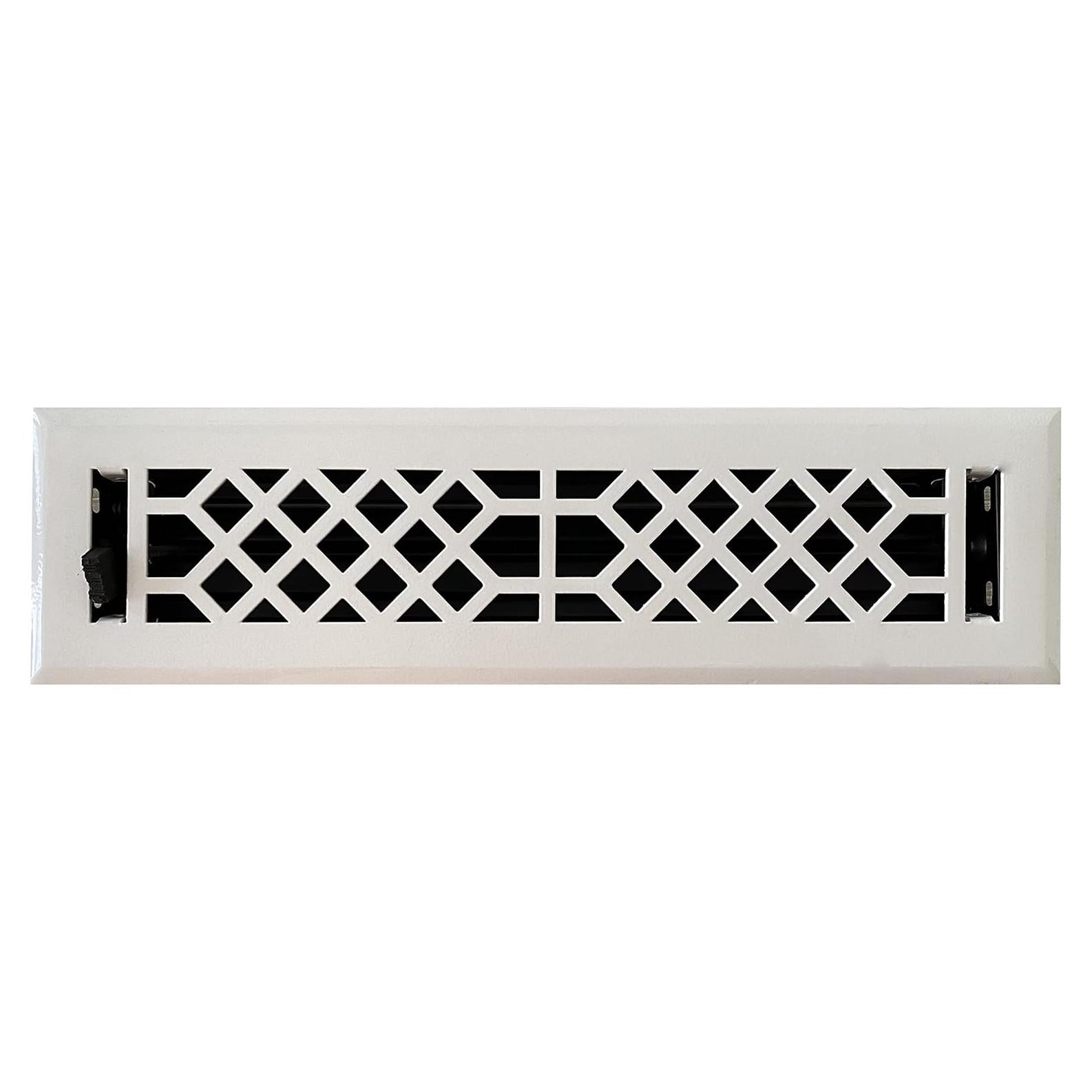 Cubierta de Ventilación de Acero Empire Register 2x12" Blanco