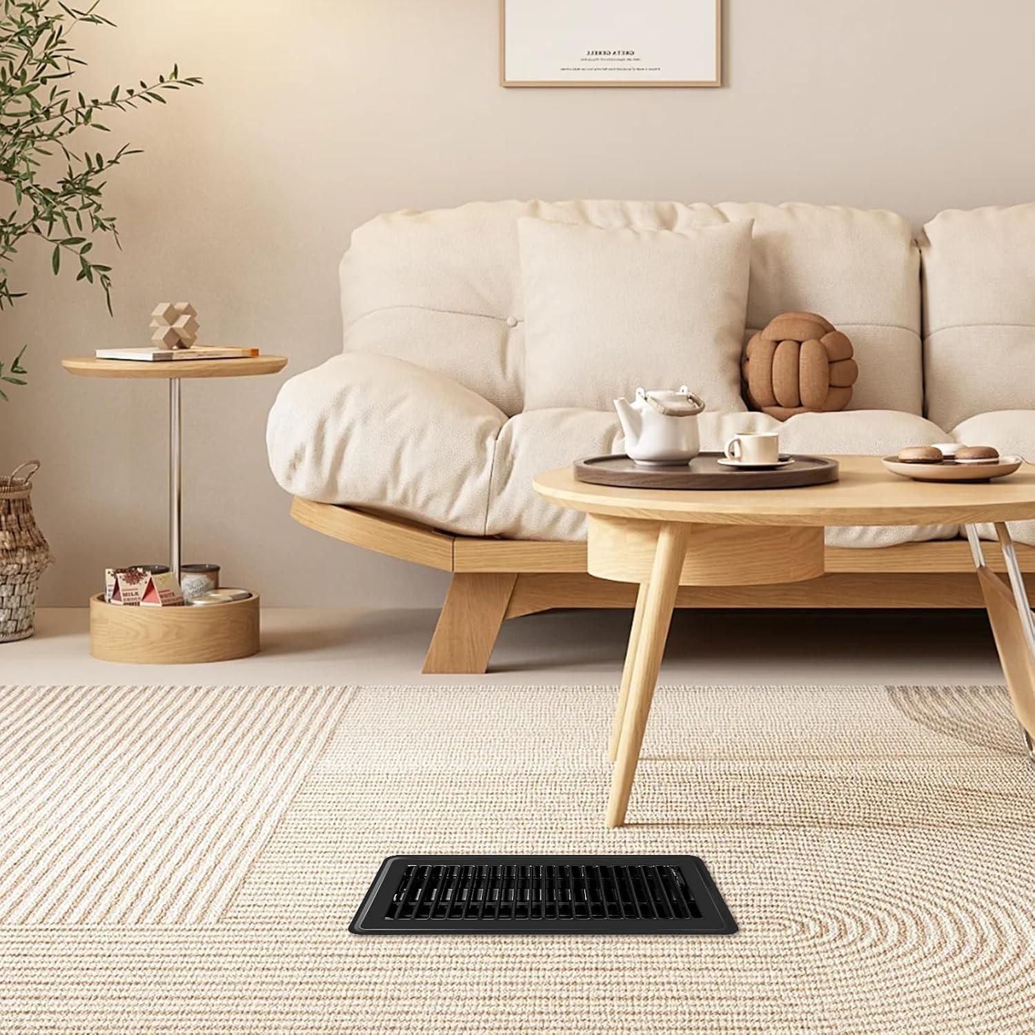 Rejillas de Piso 4x10 Essenya - 8 PCS, Metal a Prueba de Óxido