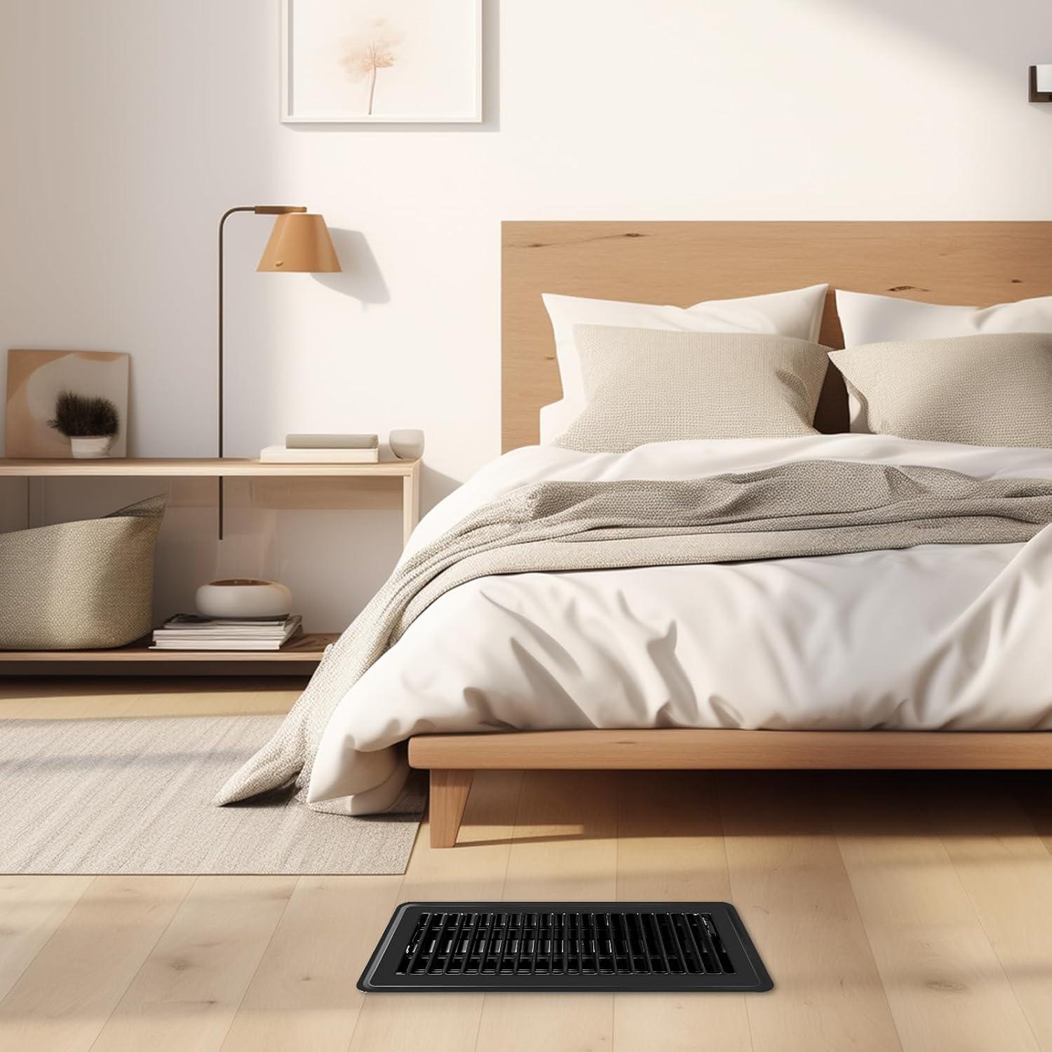 Rejillas de Piso 4x10 Essenya - 8 PCS, Metal a Prueba de Óxido