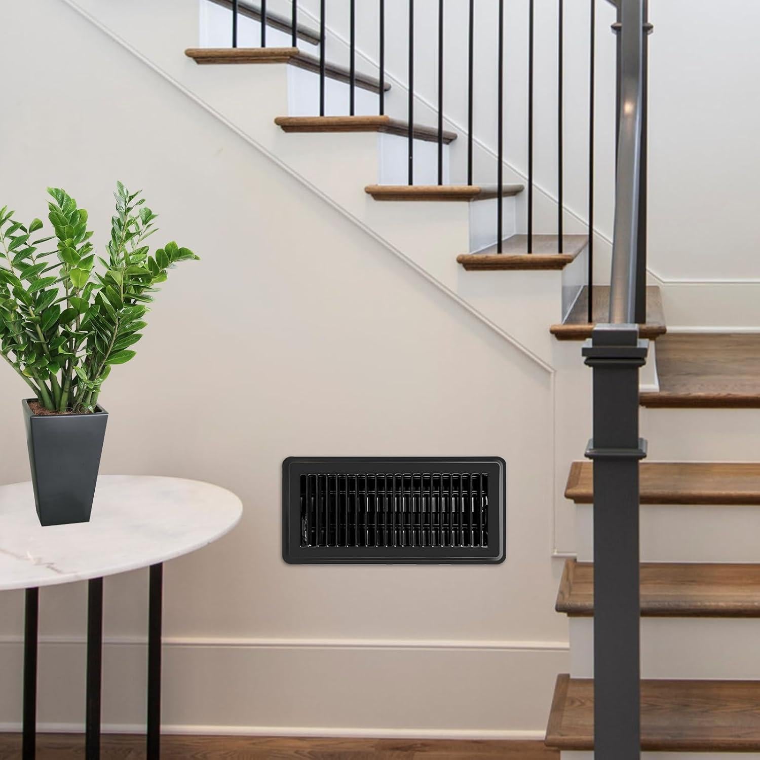 Rejillas de Piso 4x10 Essenya - 8 PCS, Metal a Prueba de Óxido