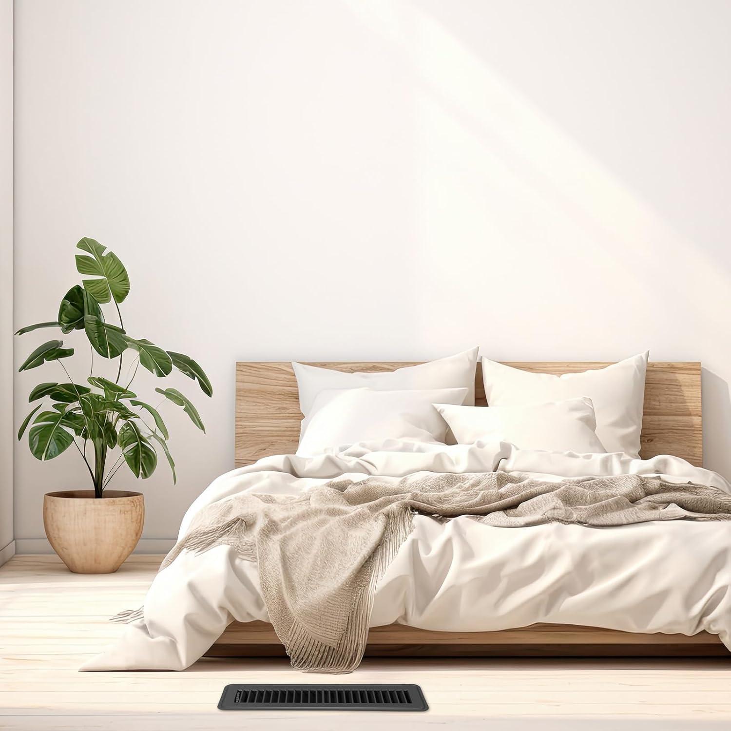 Cubiertas de Ventilación de Piso Tandefio 5.08x30.48 cm Gris