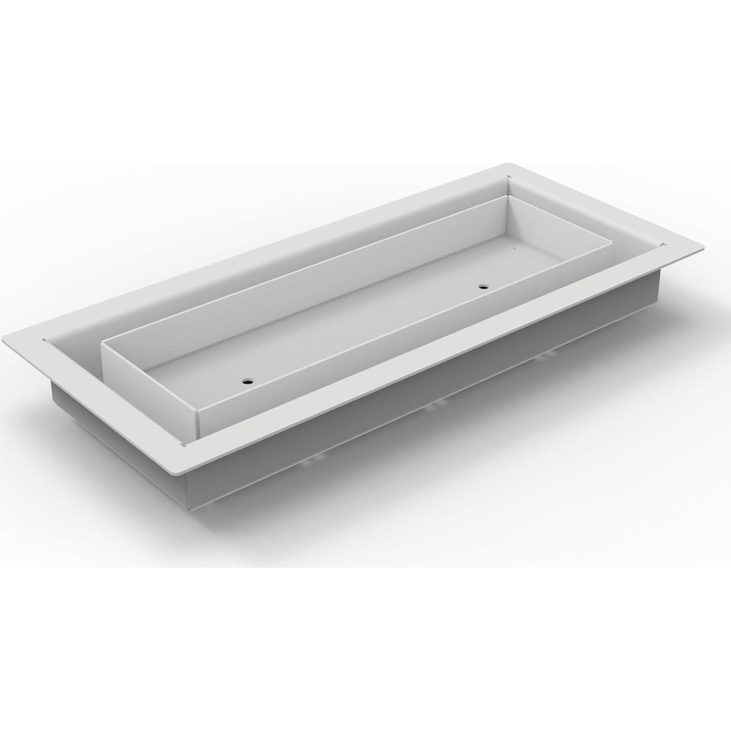 Cubierta de Ventilación de Piso 4X10 AIRWINKS - Metal Blanco