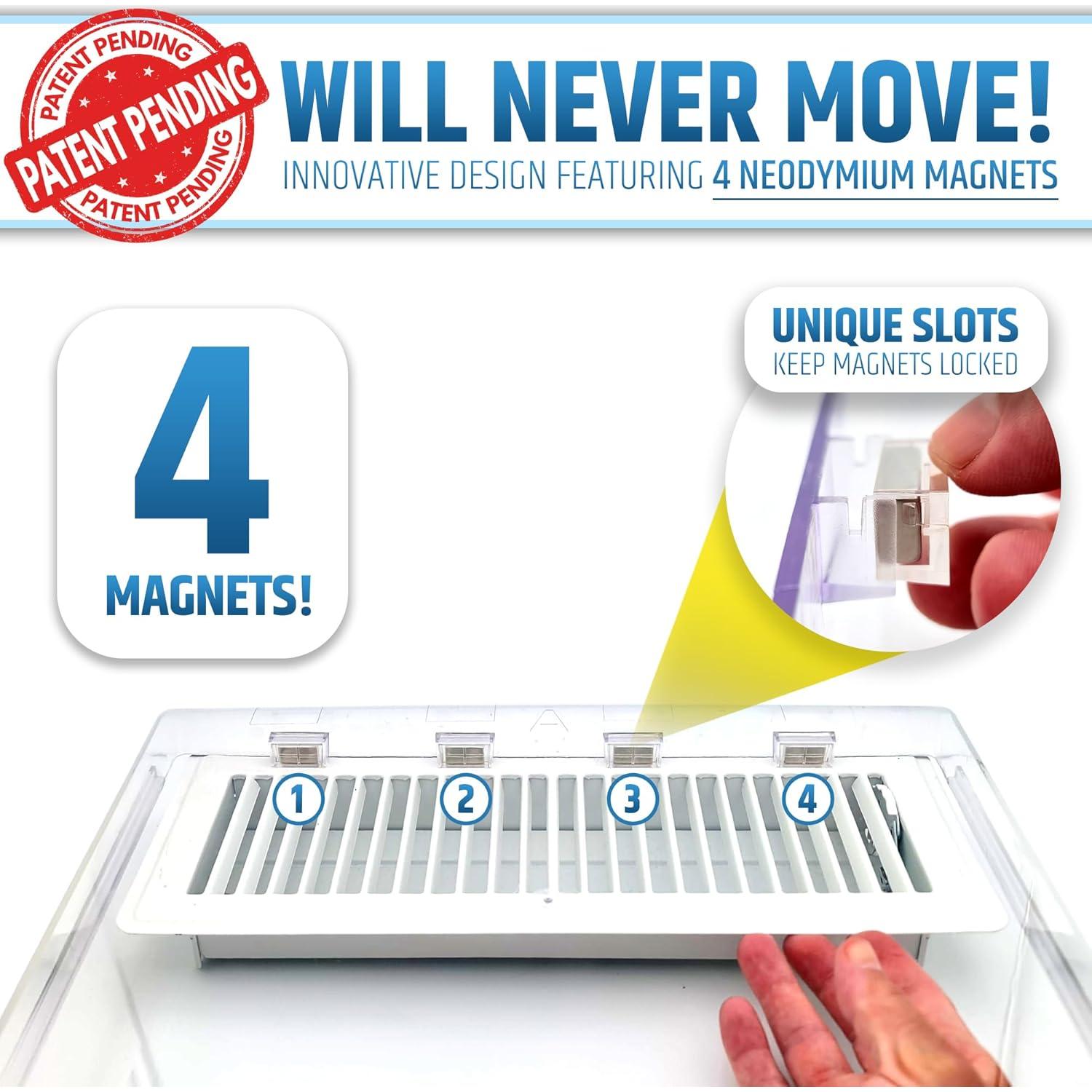 Extensor de Ventilación Magnético HMmagnets 33-97 cm Ajustable