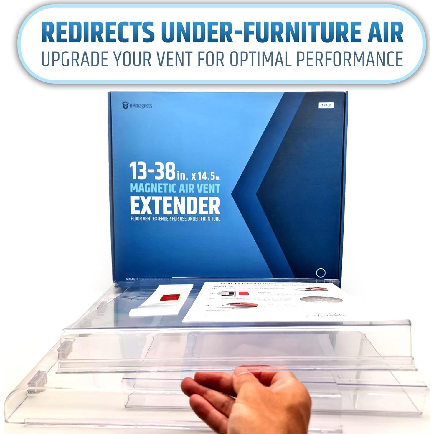 Extensor de Ventilación Magnético HMmagnets 33-97 cm Ajustable