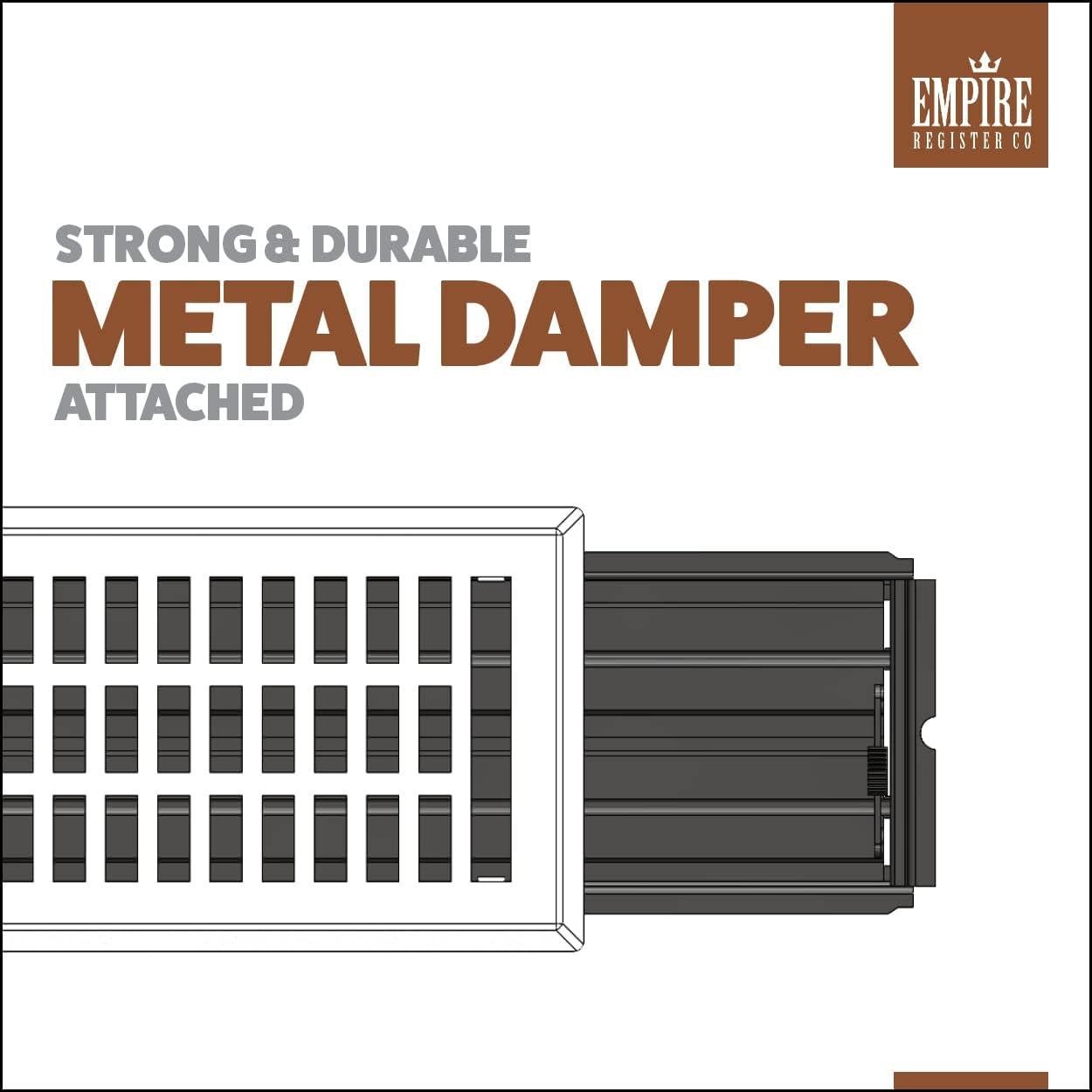 Cubierta de Ventilación Tiara Handicrafts 10x25 cm Bronce Aceitado