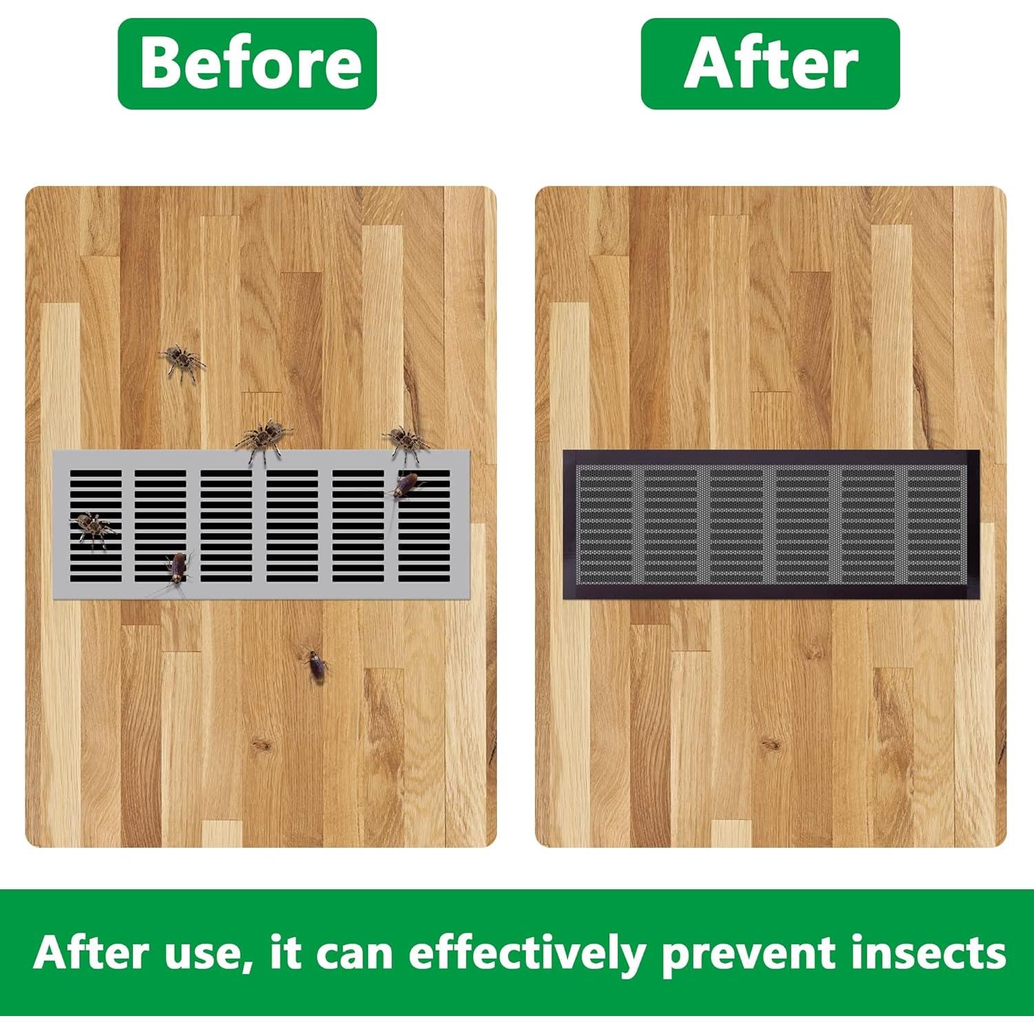 Cubiertas de malla para ventilación de suelo LFUTARI 8 piezas