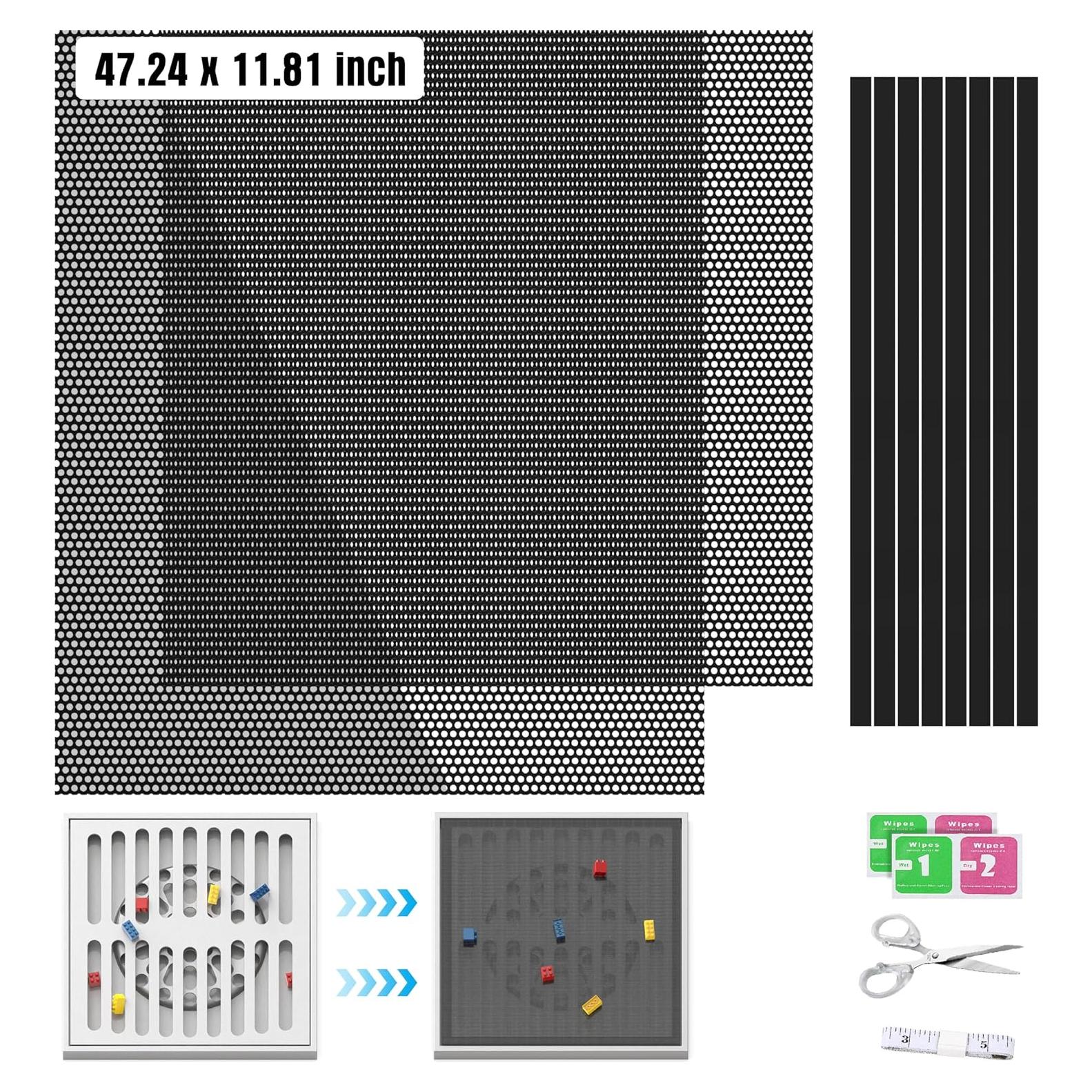 Cubiertas de Ventilación de Piso INITMMO 120x30cm PVC Magnéticas