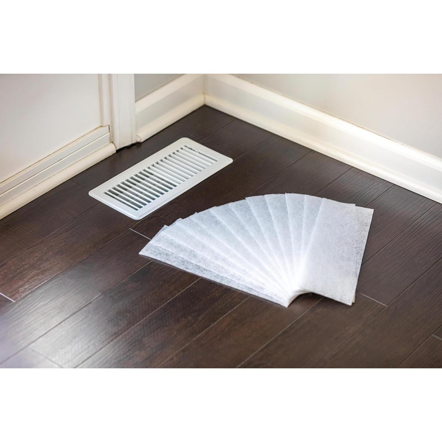 Filtros de Ventilación Duck Brand 10.16x30.48 cm, Paquete de 12